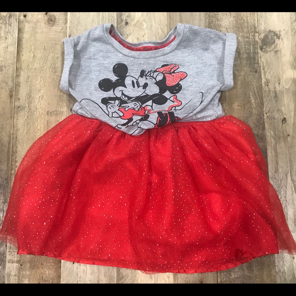 Disney Tutu Dress with Mickey and Minnie